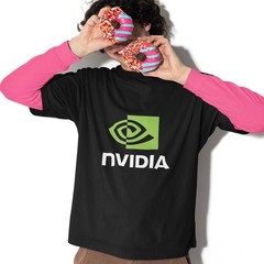 NVIDIA Logo T Shirt Unisex Graphic Tee Casual Short Sleeve Top Men Women