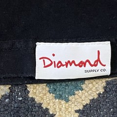 Diamond Supply Co T-Shirt Mens Medium USA Made Black Skateboard Skate Crewneck