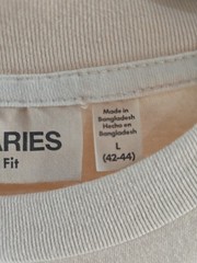 2 Pack Of No Boundaries Mens Oversize T Shirt Vintage Pink Peach Size L 42/44
