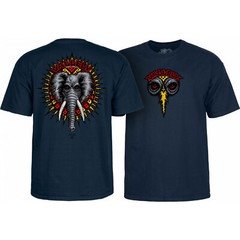Powell Peralta Skateboard Shirt Mike Vallely Elephant Navy
