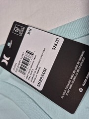 Hurley Men’s Casual The Line Up Debardeaur Graphic Graphic Tank Top Teal Tinted
