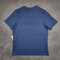 Nike Shirt Mens Large Navy Short Sleeve Crew Neck Embroidered Swoosh Tee NEW