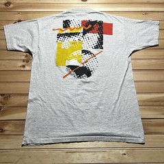 Vintage 80s 90s Jantzen Abstract Art Tennis Golf Sports Shirt Size Large / XL