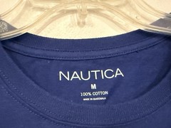 NEW Nautica ‘1983 Sailing’ Shirt Size Medium Navy Long Sleeve Cotton Crew Jersey