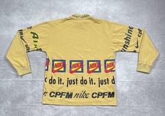 Nike CPFM Cactus Plant Flea Market Shirt Men Small Mustard Just Do It Air CI5369