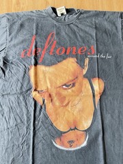 Deftones Around The fur Vintage Black Faded Tshirt