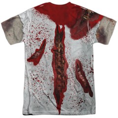 Rippied Zombie Unisex Adult Halloween Costume T Shirt (Front/Back), S-3XL