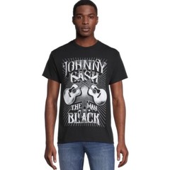 Johnny Cash Rock T-Shirt Size Medium, The Man in Black Shirt, Walmart T-Shirt