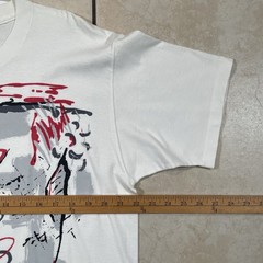 Art Vintage 80s Rachel McLish Shirt XL Single Stitch Abstract The Body Co USA