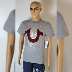TRUE RELIGION LOUNGEWEAR GRAPHIC TSHIRT MEN’S LARGE SHOEHORSE LOGO PRINT SIZE S