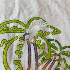 Vintage USA Best 100% Pre-shrunk Cotton White Medium T Shirt St. Maarten N.A.
