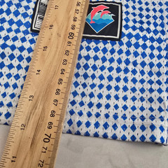 Pink Dolphin Mens T Shirt M White Blue Graphic Mesh Streetwear Dolphin Print