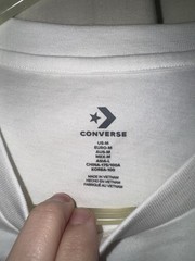 Converse Bluey Bingo All Star Men’s White Cotton Graphic T-Shirt Size M