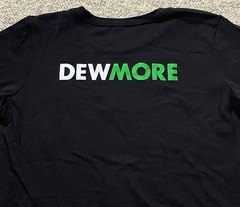 Dewey’s Pizza Women’s Black T Shirt Staff Tee Dew More Sz L (fits smaller)