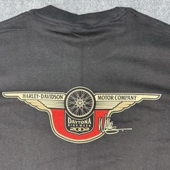 Harley Davidson Daytona Bike Week 2002 T Shirt Mens Large Black Willie G Graphic