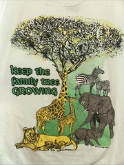 1990’s Vintage Animal Nature Tee Shirt – Sleeveless Large 21×26