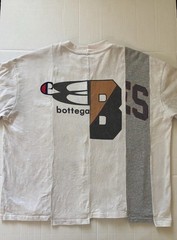 Bottega Desires Men’s Graphic Logo Crew Neck Short Sleeve T-Shirt White/Gray S