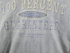 Vintage PEPSI S/M TShirt Single Stitch Blue 100 Percent Guaranteed