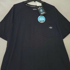 DICKIES Fast Dry Shirt MENS 3XL XXXL Blue Pocket tee Performance COOLING NWT