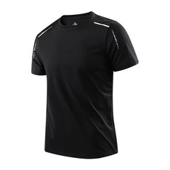 Mens Quick Dry Running T Shirt Breathable Hiking Fishing Sport Tee Top