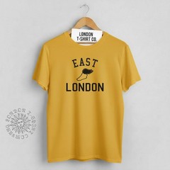 East London Retro Track T-Shirt – Running, College, Souvenir, Various Colours