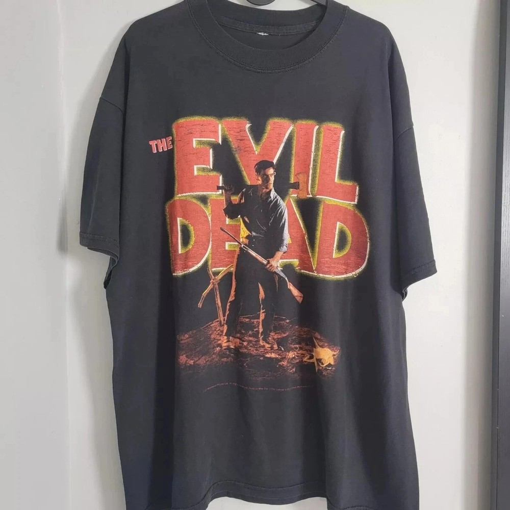 2001 The Evil Dead Black Classic Style Unisex T shirt S-5XL Full Size Tee