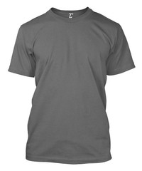 Distressed Black USA Flag – United States Men’s T-Shirt (Charcoal – Back Print,