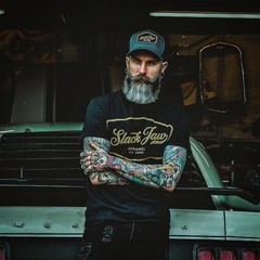 SLACKJAW Nomad T‑Shirt Black – 220 gsm Premium Cotton Street Tee