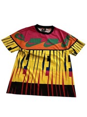 Nike Sportswear Allover Printed T-Shirt in Multi Pink Yellow