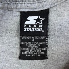 Michigan Wolverines Shirt Mens Large Gray NCAA Basketball Graphic Tee Starter