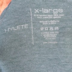 Hylete Mens XL Sage Green Bamboo Rayon Blend Short Sleeve Training T-Shirt