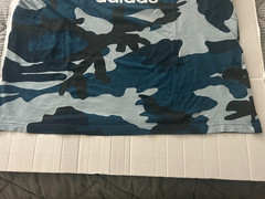 ADIDAS TREFOIL BLUE CAMO SIZE XL SHORTS SLEEVE T-SHIRT…SEE DESCRIPTION’