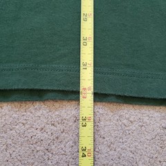 Vintage 90s Nautica Great Point Flag Size XL USA Made Mens Green 2 Sided T-Shirt