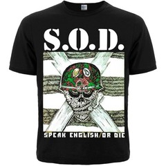 S.O.D. “Speak English or Die” T-Shirt black anthrax slayer