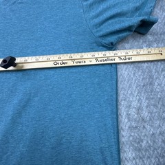Public Rec Go-To Tee Shirt Mens Small Heather Teal Blue Active Pima Cotton Blend
