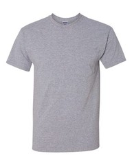 Jerzees Men’s S-XL 2X, 3XL, 4XL, 5XL, 50/50 Cotton Blend Pocket Tee T-Shirt 29MP