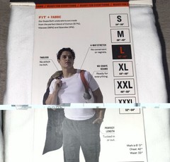 Pair of Thieves Men’s Classic White Soft Tee T Shirt 2 Pack Size L Large NEW