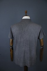 Polo Ralph Lauren Custom Fit Grey Solid Cotton Short Sleeve Polo Shirt Size L