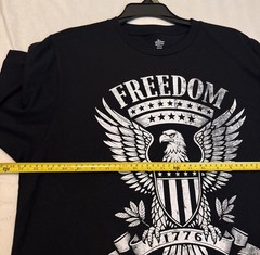 Way to Celebrate Men’s or Unisex 4th of July USA Freedom Eagle Graphic Tee,XL