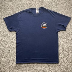 Gulf Shores Alabama Shirt XL Navy Blue Another Day In Paradise Short Sleeve