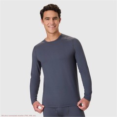 Hanes Men’s Thermal Long Sleeve Performance Shirt – Dark Gray S *SEE DEAL!!!*