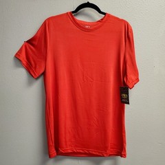 Athletic Works Shirt Mens Medium Red DriWorks Performance Jersey Tee Lightweight