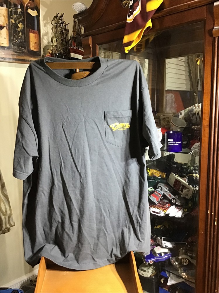 CHEERS BOSTON Hanes Mens 100% Cotton Authentic-T T-Shirt 2XL