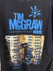 2012 Tim McGraw Brothers of the Sun Tour T-Shirt Men’s XL Black Graphic Tee