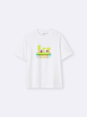 Kirby Nintendo Graphic T-Shirt (Size L) GU Japan