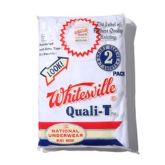 WHITESVILLE T-SHIRT WV73544 2-PACK White Toyo Enterprise NEW