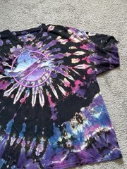 Ghostbusters Mens Black/Purple/Pink/Blue Tie-Dye Logo Graphic Tee 3XL B&T