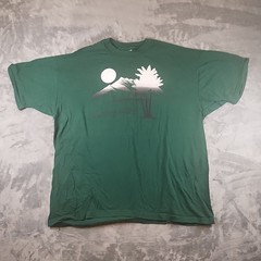 Vintage Palm Springs, California DSW 1990 Single Stitch Green Shirt Mens 2x 100%