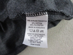 Burlebo Shirt Mens Medium Gray Graphic Print Wild and Free Long Sleeve Crewneck