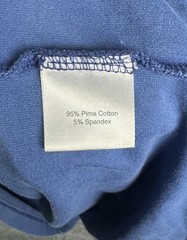 Peter Millar Shirt Mens Large Blue Long Sleeve Pima Cotton Golf Holiday
